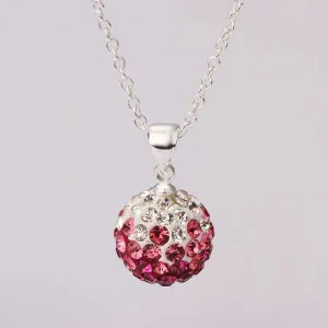 aliexpress african beads choker necklace pink crystal vintage necklace ruby jewelry ELY