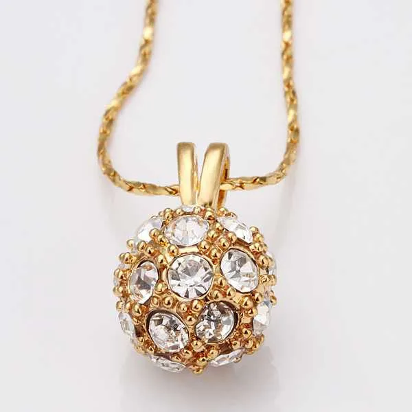 Best Gift acessorios para mulher necklace men crystal ball collares mujer bijoux women 38 ELY