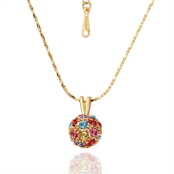 Best Gift acessorios para mulher necklace men crystal ball collares mujer bijoux women 38 ELY