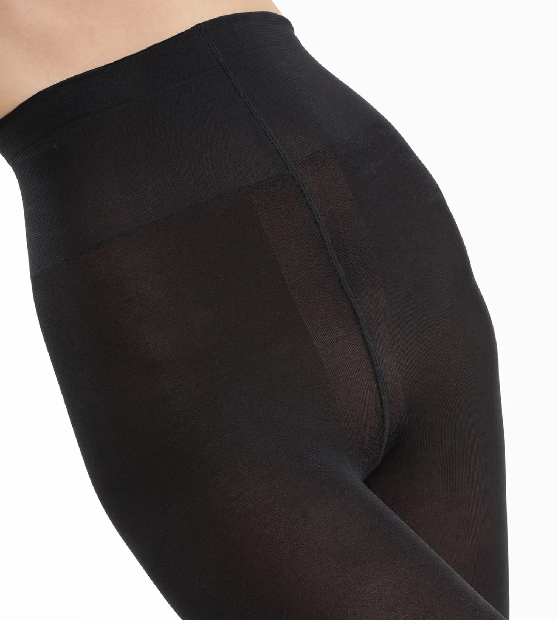 Black Diam's Jambes Fuseles 70 blackout leg shaper tights
