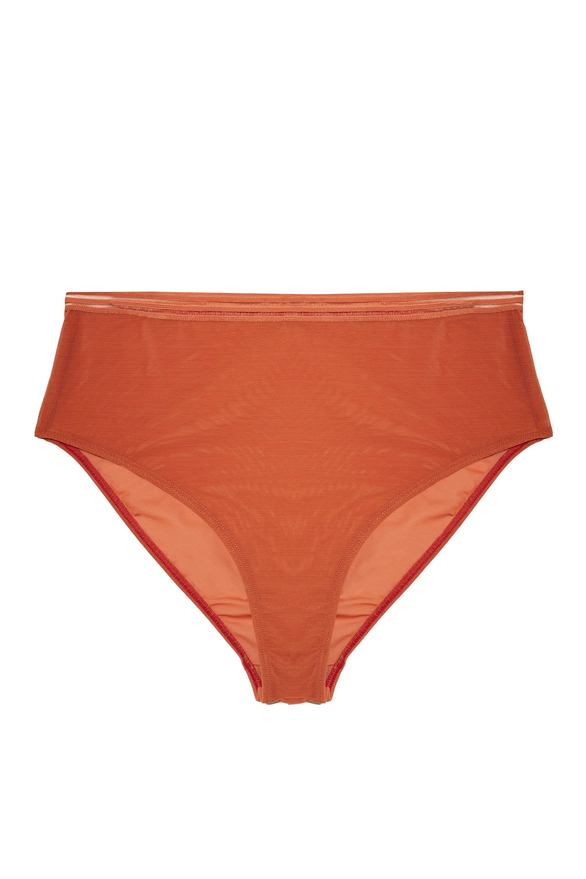 Chelsea Cinnamon Mesh Highwaist Brief