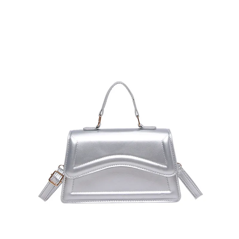 Colorful Shoulder Messenger Bag Stylish Good Texture Solid Color Women's