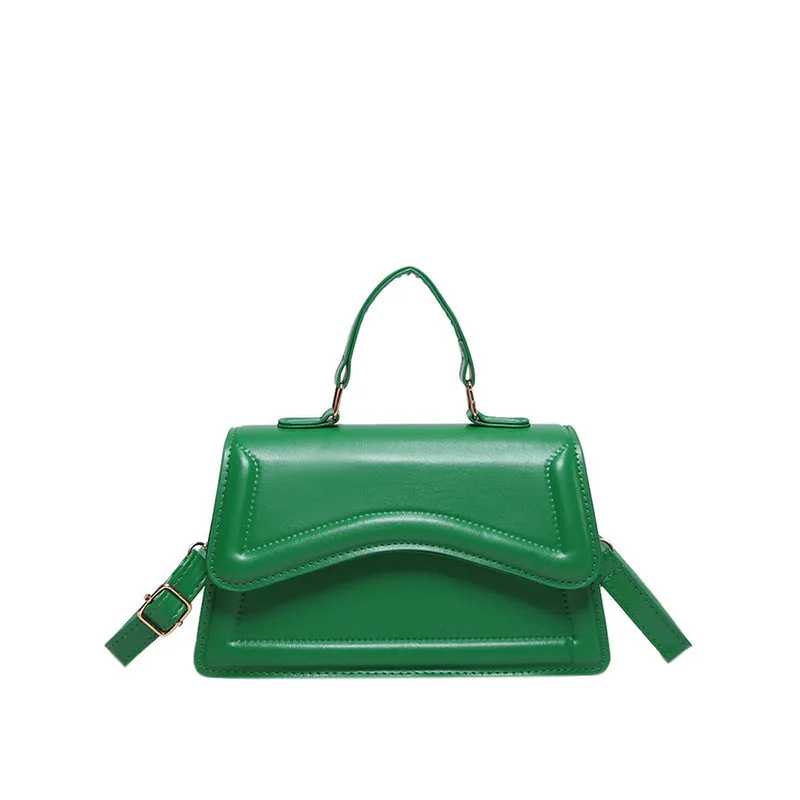 Colorful Shoulder Messenger Bag Stylish Good Texture Solid Color Women's