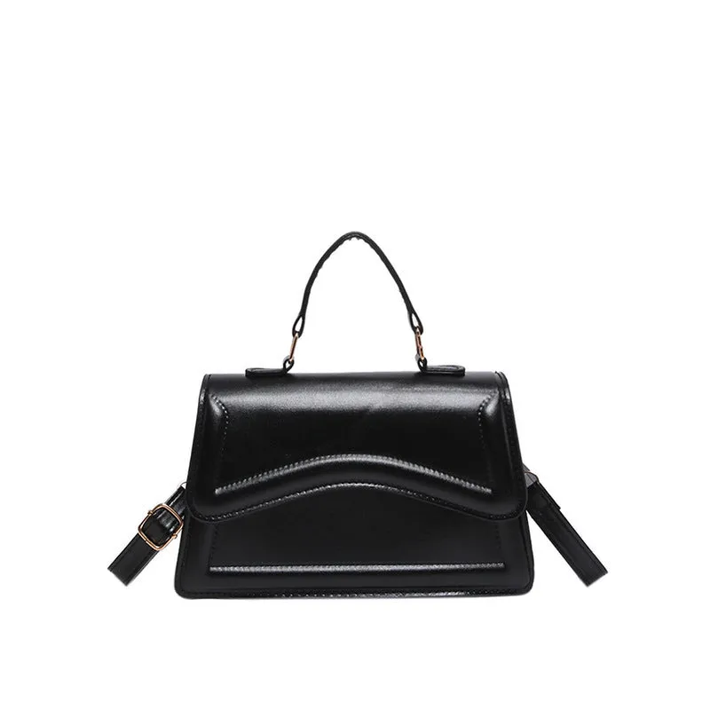 Colorful Shoulder Messenger Bag Stylish Good Texture Solid Color Women's