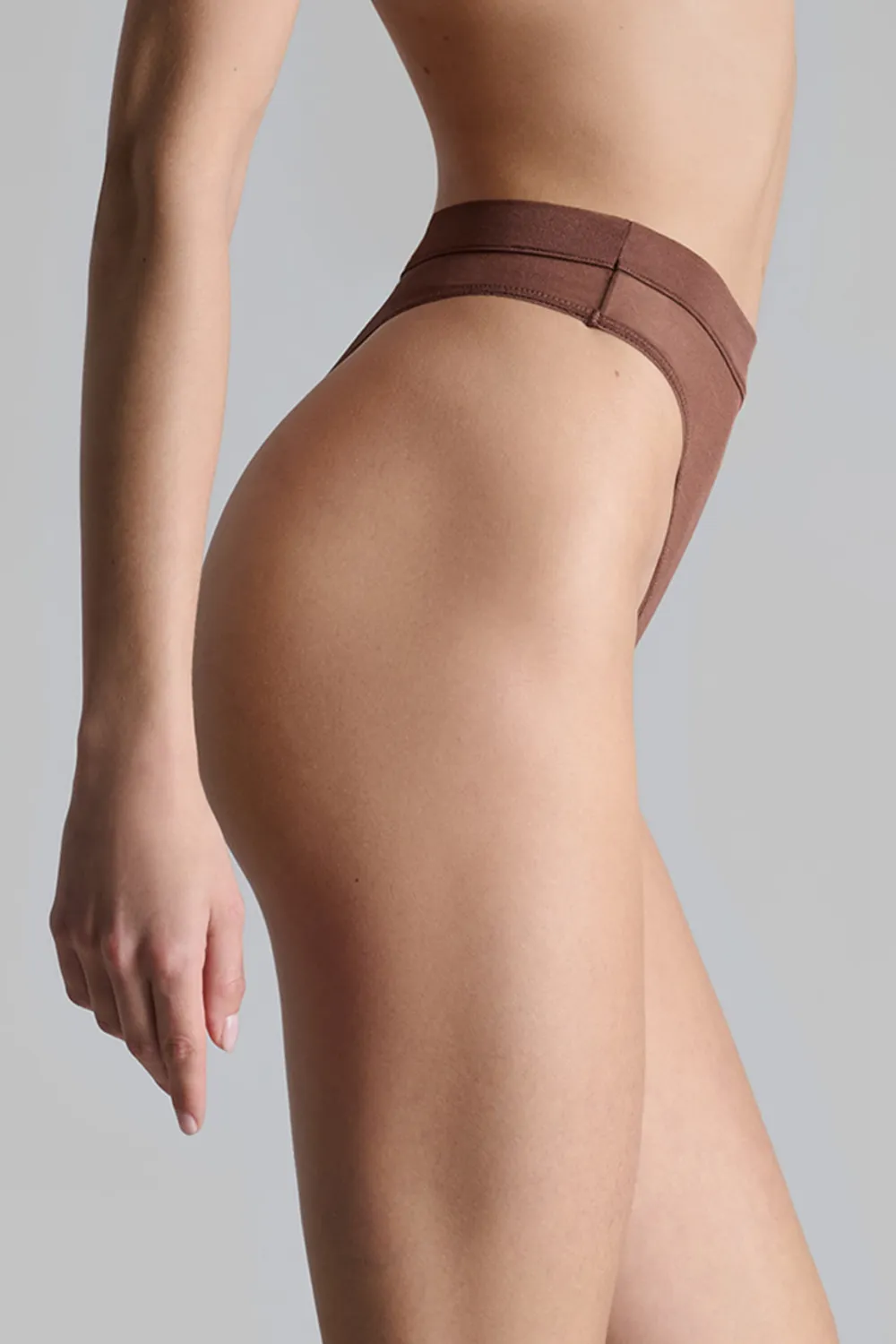 Corps  Corps High Waist Thong Brown