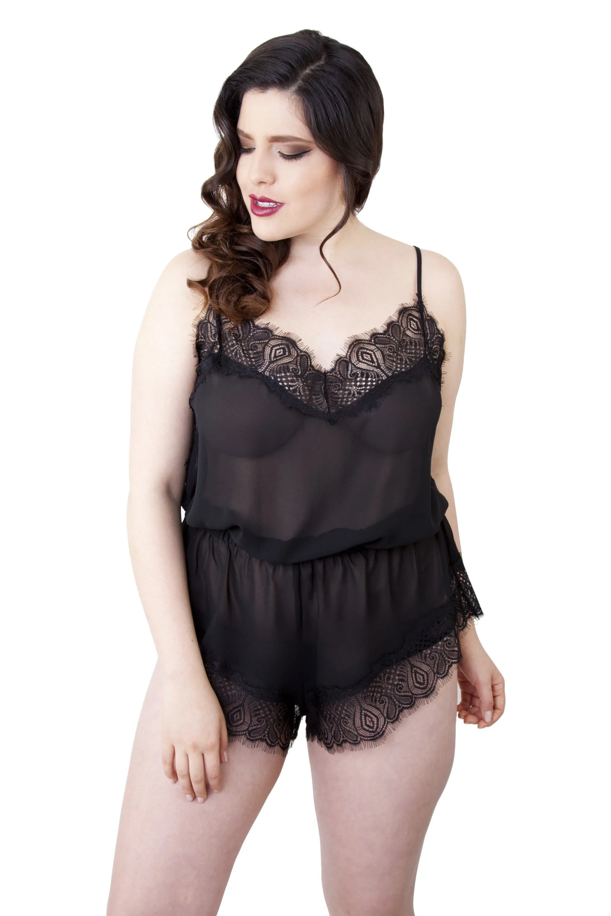 Fifi Lace Teddy Curve