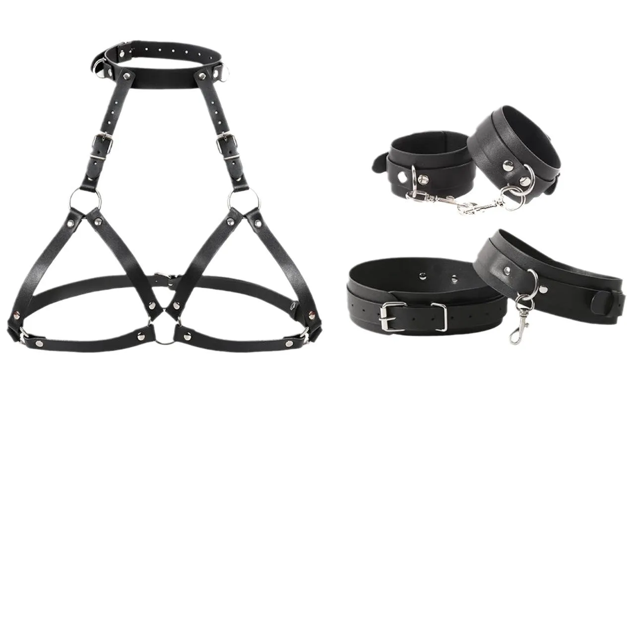 Full Body BDSM Bondage Restraint Harness  Adjustable Kit