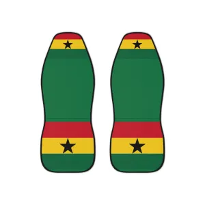 Ghanaian Flag Car Seat Covers - Stylish & Durable Auto Accessories