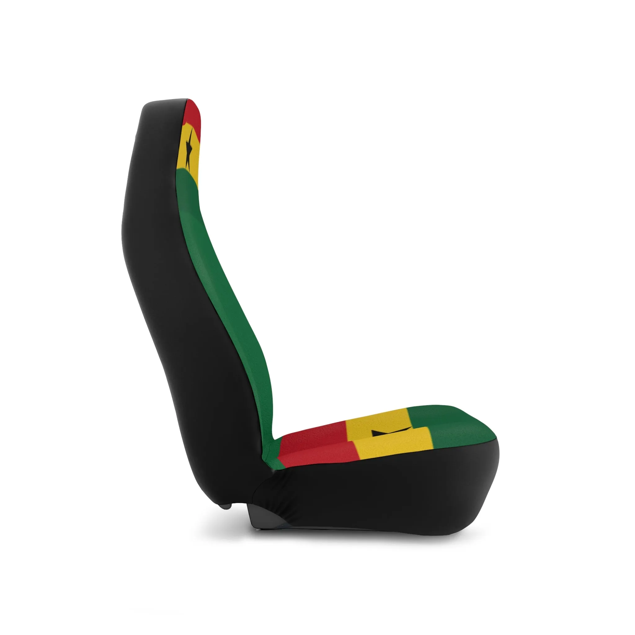 Ghanaian Flag Car Seat Covers - Stylish & Durable Auto Accessories