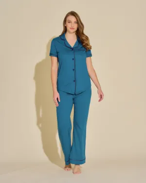 Kurzrmeliges Top & Hose Pyjama-Set