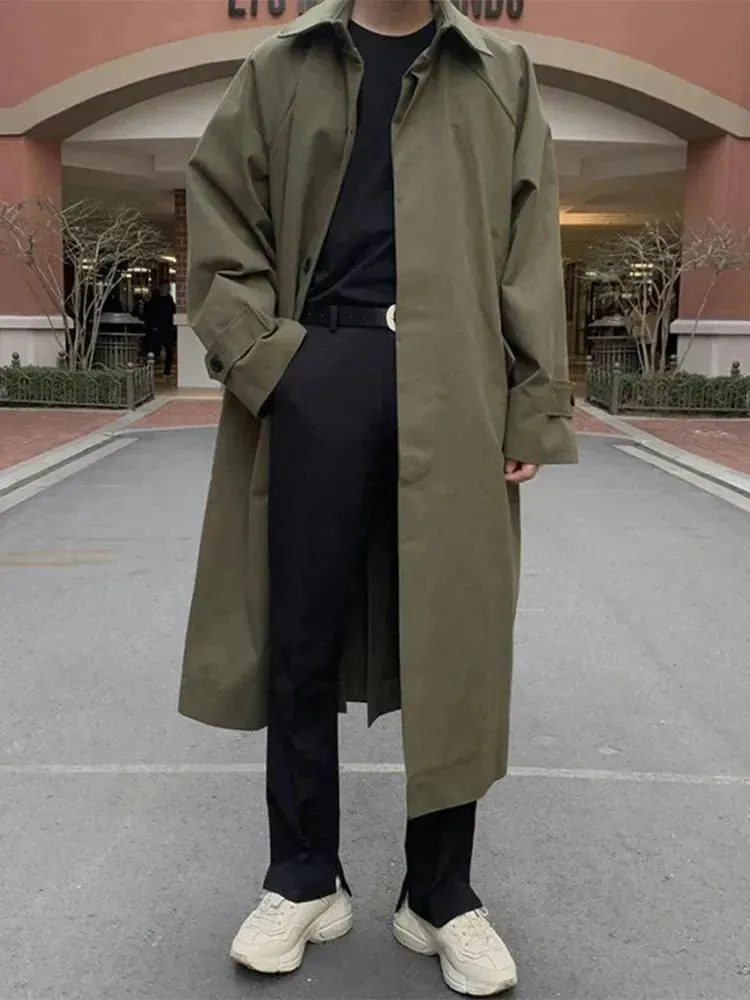 Men's Long Oversized Overcoat