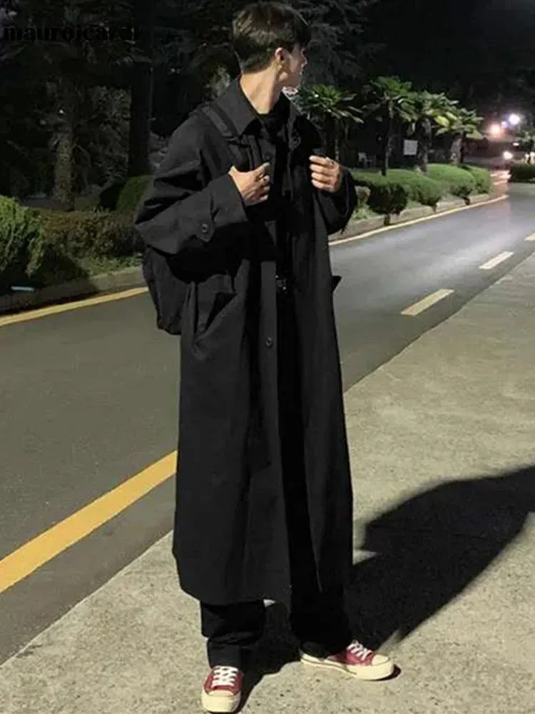 Men's Long Oversized Overcoat
