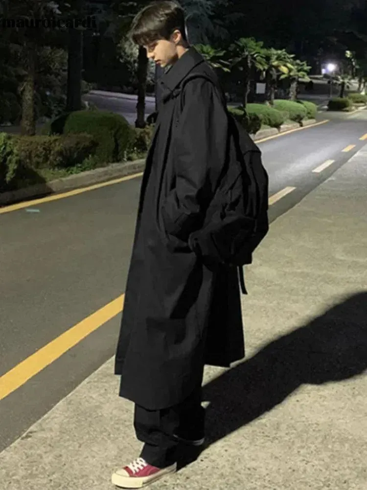 Men's Long Oversized Overcoat