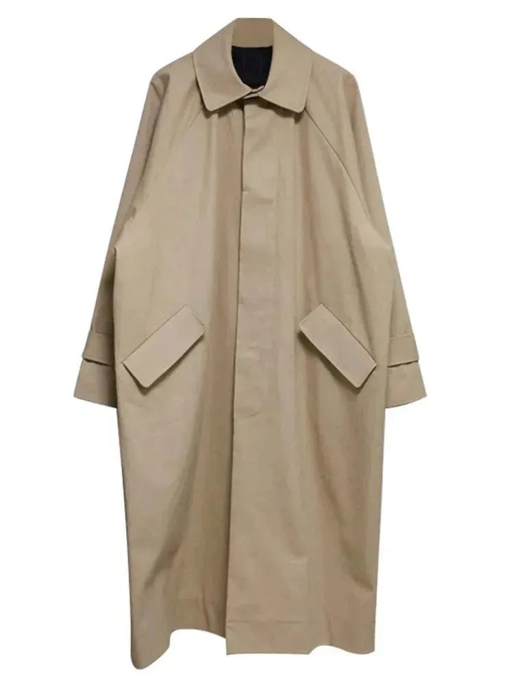 Men's Long Oversized Overcoat