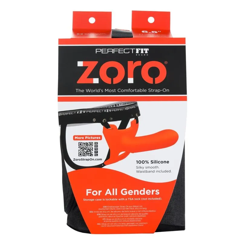 Perfect Fit Zoro Strap-On 6.5 Dildo Harness Couples Gender Neutral Sex Toy