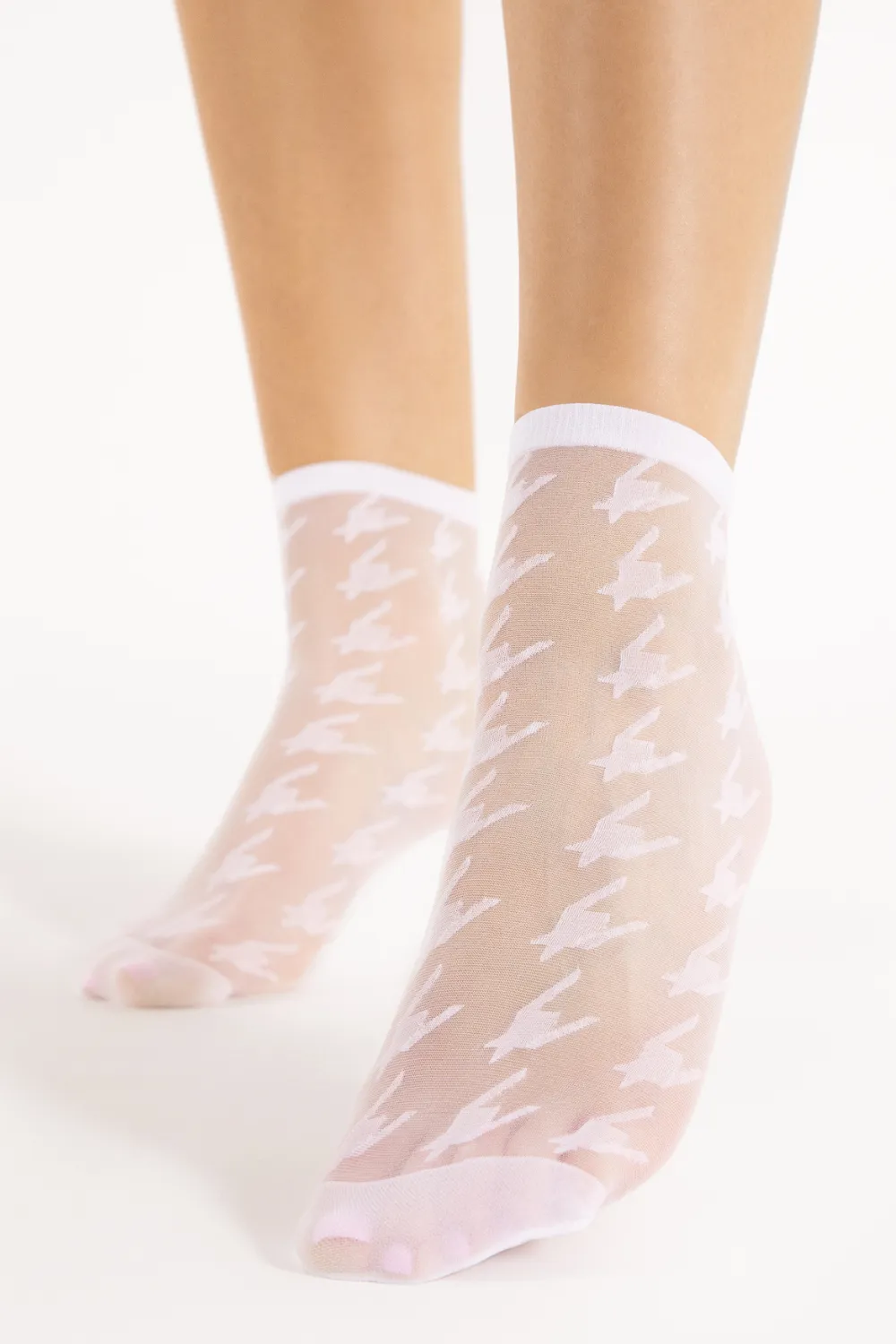 Rita Socks 20 Denier in White