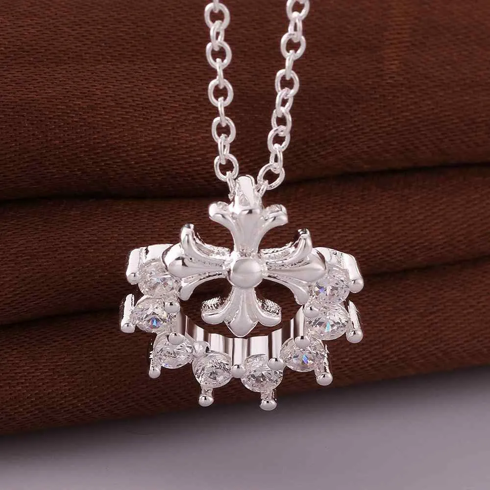 silver plated Chain furit star Necklaces Pendants Men jewelry 659 ELY