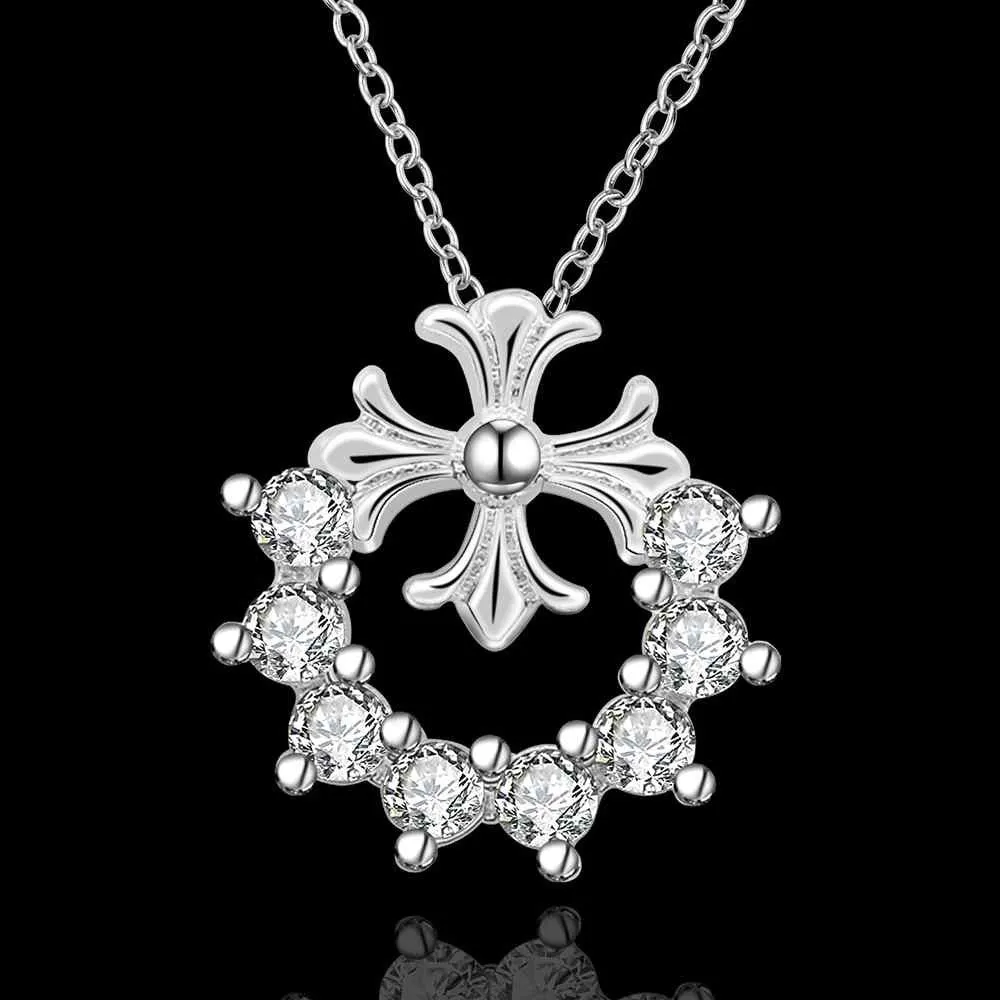 silver plated Chain furit star Necklaces Pendants Men jewelry 659 ELY