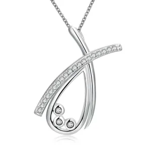 silver plated necklaces & pendants Teardrop shaped insets colar vintage diy 699 ELY