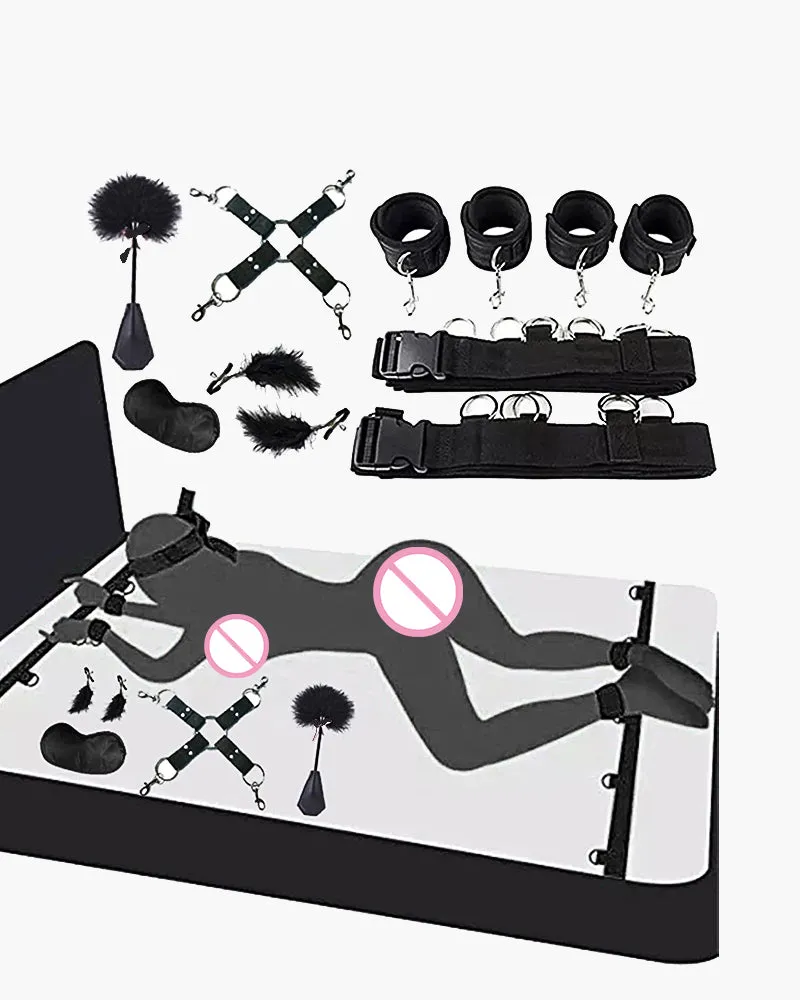 SM Bed Restraint Set. 5-Piece Kit