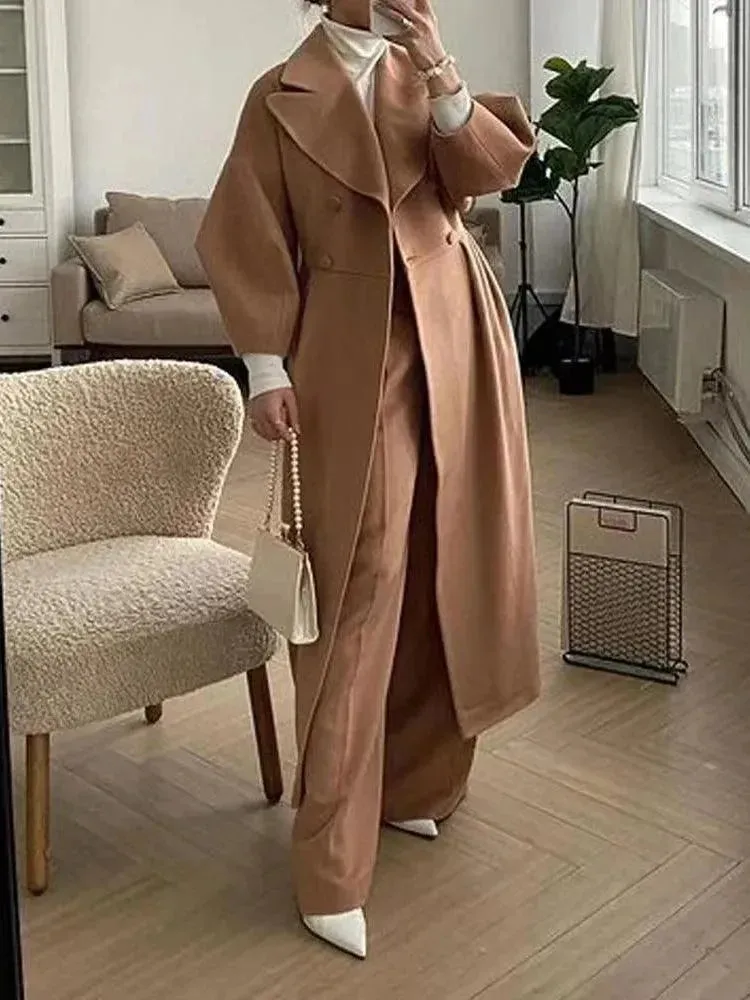 Women's Lantern Sleeve Overcoat