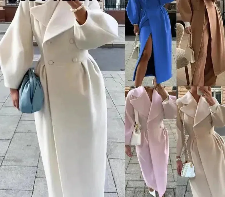 Women's Lantern Sleeve Overcoat