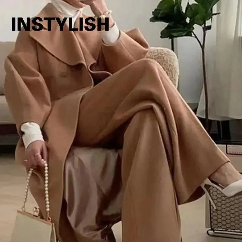 Women's Lantern Sleeve Overcoat