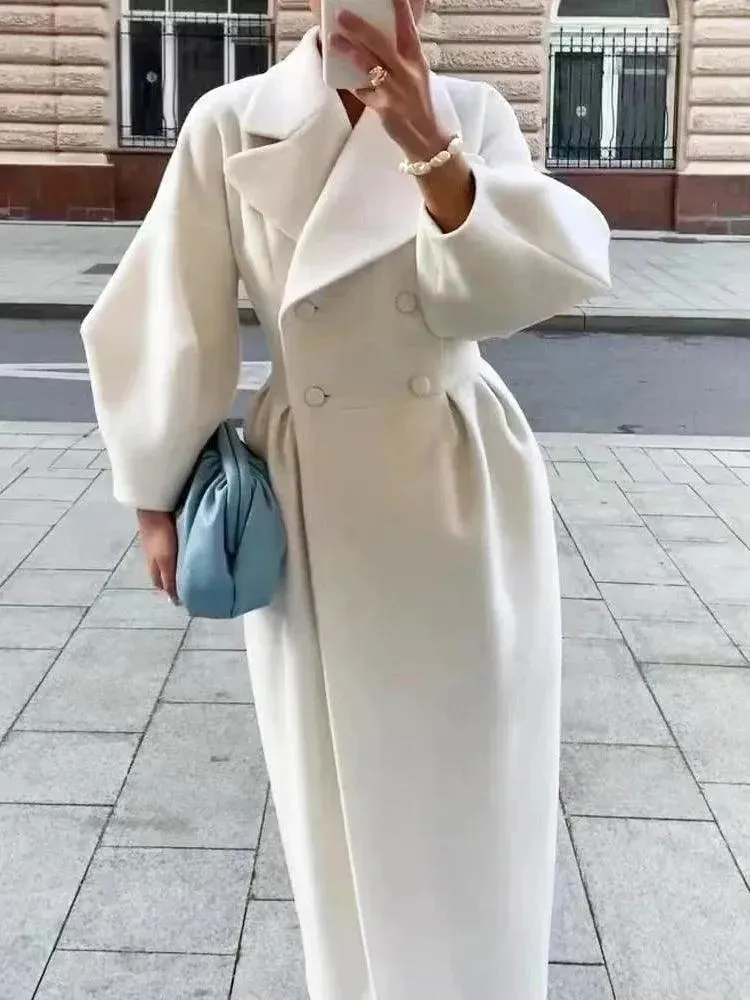 Women's Lantern Sleeve Overcoat