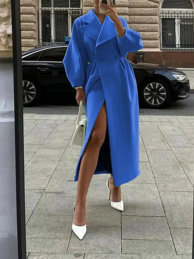 Women's Lantern Sleeve Overcoat